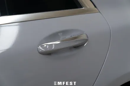 인천랩핑 벤츠 W222 S350D 3M1080 유광쿨그레이 전체랩핑 / 용인시 처인구 포곡읍