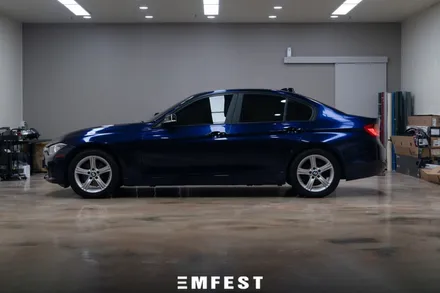 인천랩핑 BMW F30 320D AX고광도필름 나바라블루 전체랩핑 / 용인시 처인구 포곡읍