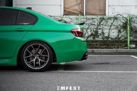 인천랩핑 BMW F10 530D 3M1080 켈리그린 전체랩핑 / 용인시 처인구 포곡읍