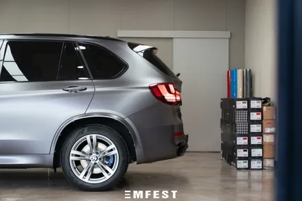 인천랩핑 BMW F15 X5 M50D 3M2080 사틴다크그레이 전체랩핑 / 용인시 처인구 포곡읍