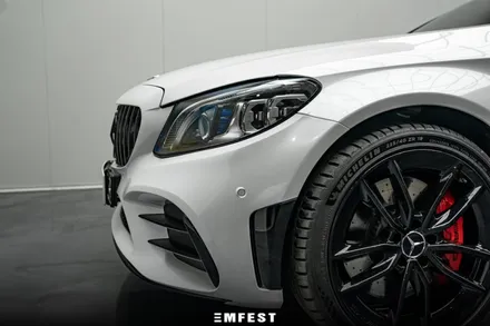 분당랩핑 벤츠 W205 C43AMG카브리올레전체랩핑 이노즈텍 메탈릭 펄화이트 / 용인시 처인구 포곡읍