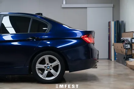 인천랩핑 BMW F30 320D AX고광도필름 나바라블루 전체랩핑 / 용인시 처인구 포곡읍