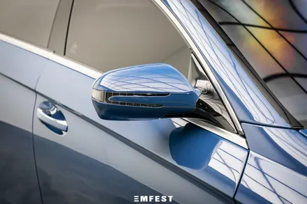 판교랩핑 벤츠 W219 CLS350전체랩핑 포르쉐 넵튠블루로 더욱 클래식하게 연출하기 / 용인시 처인구 포곡읍
