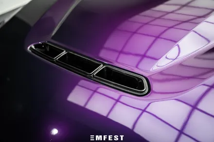 강남랩핑 BMW F87 M2컴페티션전체랩핑 이노즈텍 미드나잇퍼플로 보라돌이 만들기! / 용인시 처인구 포곡읍