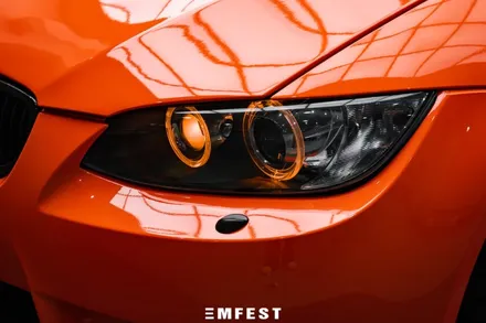 용인랩핑 BMW E92M3전체랩핑 엠페스트디자인 마그마오렌지 / 용인시 처인구 포곡읍