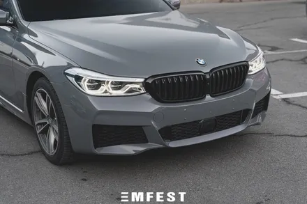 [엠페스트] 인천랩핑,청라랩핑 엠페스트! BMW 6GT전체랩핑 에이버리 유광다크그레이 시멘트랩핑 / 용인시 처인구 포곡읍