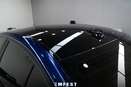 인천랩핑 BMW F30 320D AX고광도필름 나바라블루 전체랩핑 / 용인시 처인구 포곡읍