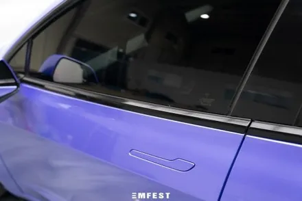 분당랩핑 테슬라 모델3전체랩핑 이노즈텍 펄라벤더 시공후기 / 용인시 처인구 포곡읍