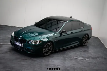 BMW F10 530d전체랩핑 엠페스트디자인 아일오브맨그린 / 용인시 처인구 포곡읍