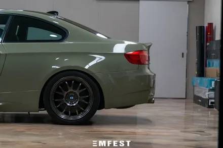 판교랩핑 BMW E92 M3전체랩핑 이노즈텍 카키그린 시공후기 / 용인시 처인구 포곡읍