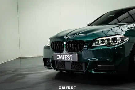 BMW F10 530d전체랩핑 엠페스트디자인 아일오브맨그린 / 용인시 처인구 포곡읍