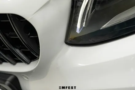 분당랩핑 벤츠 W205 C43AMG카브리올레전체랩핑 이노즈텍 메탈릭 펄화이트 / 용인시 처인구 포곡읍