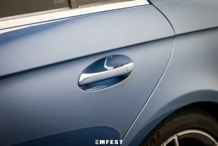 판교랩핑 벤츠 W219 CLS350전체랩핑 포르쉐 넵튠블루로 더욱 클래식하게 연출하기 / 용인시 처인구 포곡읍