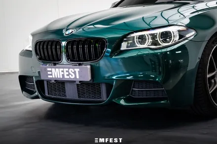 BMW F10 530d전체랩핑 엠페스트디자인 아일오브맨그린 / 용인시 처인구 포곡읍