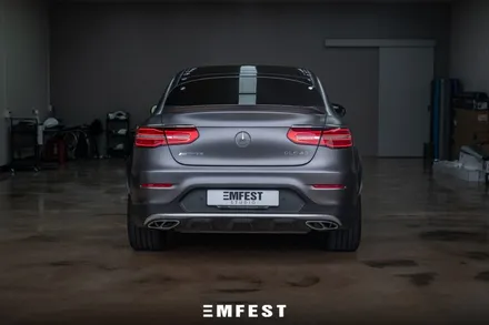 인천랩핑 벤츠 GLC43AMG쿠페 3M2080사틴다크그레이 전체랩핑 / 용인시 처인구 포곡읍