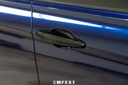 인천랩핑 BMW F30 320D AX고광도필름 나바라블루 전체랩핑 / 용인시 처인구 포곡읍