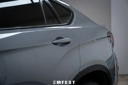 수원랩핑 BMW F16 X6전체랩핑 AX필름 나르도그레이 / 용인시 처인구 포곡읍