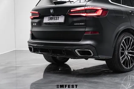 용인랩핑 BMW X5전체랩핑 슈퍼매트 반타블랙으로 포스있게 연출하기 / 용인시 처인구 포곡읍