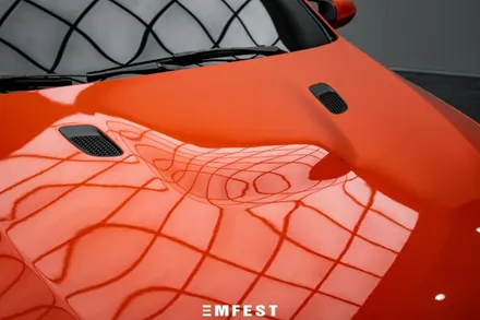 용인랩핑 BMW E92M3전체랩핑 엠페스트디자인 마그마오렌지 / 용인시 처인구 포곡읍