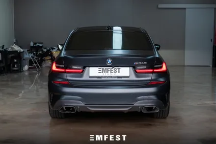 [엠페스트] 인천랩핑 엠페스트스튜디오! BMW G20 M340i전체랩핑 에이버리 사틴블랙락그레이메탈릭 추천 / 용인시 처인구 포곡읍