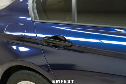 인천랩핑 BMW F30 320D AX고광도필름 나바라블루 전체랩핑 / 용인시 처인구 포곡읍