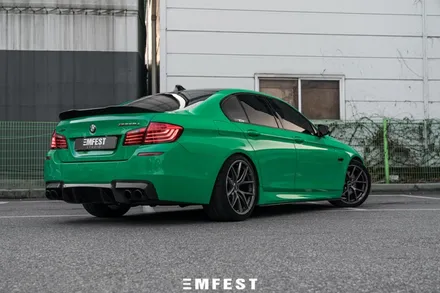인천랩핑 BMW F10 530D 3M1080 켈리그린 전체랩핑 / 용인시 처인구 포곡읍