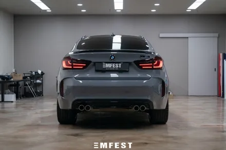 수원랩핑 BMW F16 X6전체랩핑 AX필름 나르도그레이 / 용인시 처인구 포곡읍