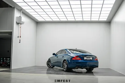 판교랩핑 벤츠 W219 CLS350전체랩핑 포르쉐 넵튠블루로 더욱 클래식하게 연출하기 / 용인시 처인구 포곡읍