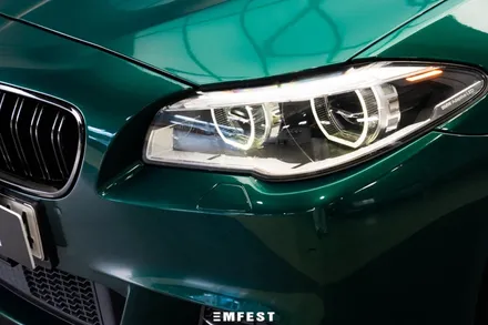 BMW F10 530d전체랩핑 엠페스트디자인 아일오브맨그린 / 용인시 처인구 포곡읍