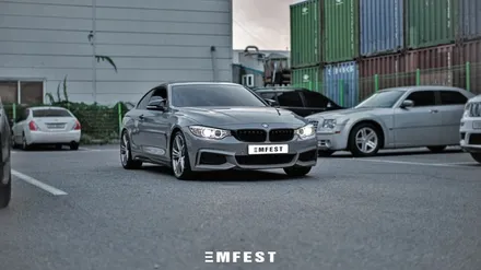 [엠페스트] BMW 428i 전체랩핑 에이버리 유광락그레이 / 용인시 처인구 포곡읍