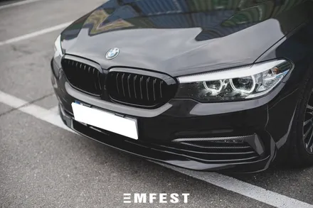 [엠페스트] 인천랩핑,청라랩핑 전체랩핑은 엠페스트!! BMW 520i 에이버리 유광 블랙메탈릭 전체랩핑! / 용인시 처인구 포곡읍