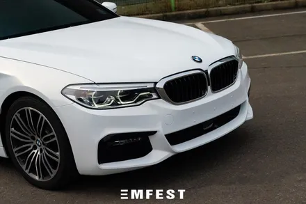 [엠페스트] 인천랩핑,청라랩핑 엠페스트스튜디오! BMW 520D(G30)전체랩핑 3M2080 유광 골드스파클링화이트 추천 / 용인시 처인구 포곡읍