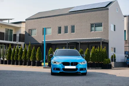 [엠페스트] 인천랩핑,청라랩핑,김포랩핑 엠페스트 스튜디오! BMW 320D전체랩핑 에이버리 유광 라이트블루 추천 / 용인시 처인구 포곡읍