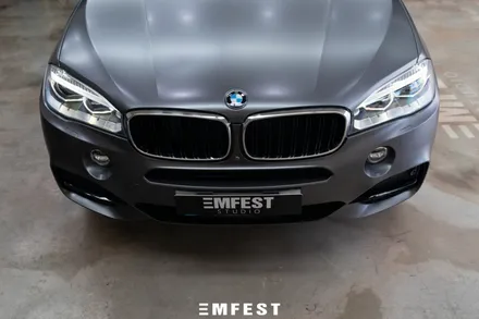 인천랩핑 BMW F15 X5 M50D 3M2080 사틴다크그레이 전체랩핑 / 용인시 처인구 포곡읍