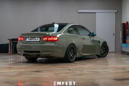 판교랩핑 BMW E92 M3전체랩핑 이노즈텍 카키그린 시공후기 / 용인시 처인구 포곡읍