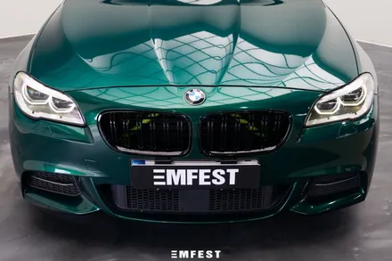 BMW F10 530d전체랩핑 엠페스트디자인 아일오브맨그린 / 용인시 처인구 포곡읍