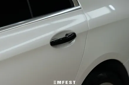 부천랩핑 벤츠 W213 E220D 에이버리 화이트펄 전체랩핑 / 용인시 처인구 포곡읍