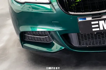 BMW F10 530d전체랩핑 엠페스트디자인 아일오브맨그린 / 용인시 처인구 포곡읍