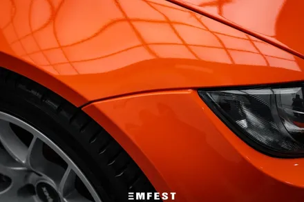 용인랩핑 BMW E92M3전체랩핑 엠페스트디자인 마그마오렌지 / 용인시 처인구 포곡읍