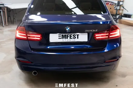 인천랩핑 BMW F30 320D AX고광도필름 나바라블루 전체랩핑 / 용인시 처인구 포곡읍