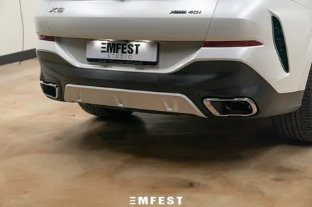 인천랩핑 BMW G06 X6 에이버리 사틴화이트펄 전체랩핑 / 용인시 처인구 포곡읍