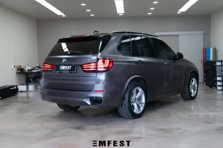 인천랩핑 BMW F15 X5 M50D 3M2080 사틴다크그레이 전체랩핑 / 용인시 처인구 포곡읍