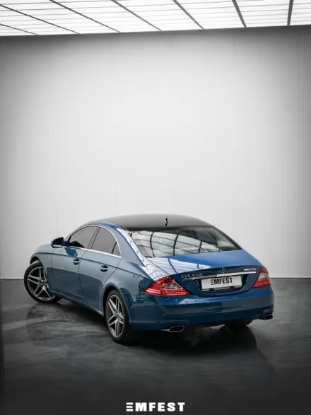판교랩핑 벤츠 W219 CLS350전체랩핑 포르쉐 넵튠블루로 더욱 클래식하게 연출하기 / 용인시 처인구 포곡읍