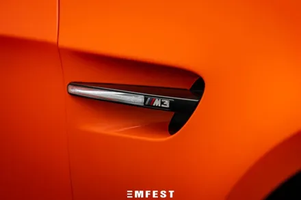 용인랩핑 BMW E92M3전체랩핑 엠페스트디자인 마그마오렌지 / 용인시 처인구 포곡읍