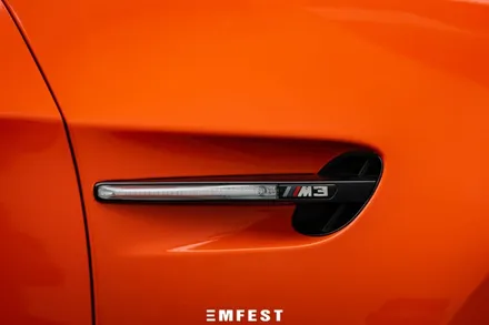 용인랩핑 BMW E92M3전체랩핑 엠페스트디자인 마그마오렌지 / 용인시 처인구 포곡읍