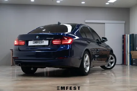 인천랩핑 BMW F30 320D AX고광도필름 나바라블루 전체랩핑 / 용인시 처인구 포곡읍