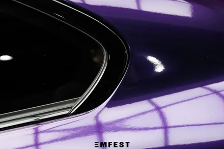 강남랩핑 BMW F87 M2컴페티션전체랩핑 이노즈텍 미드나잇퍼플로 보라돌이 만들기! / 용인시 처인구 포곡읍