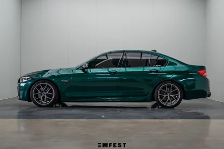 BMW F10 530d전체랩핑 엠페스트디자인 아일오브맨그린 / 용인시 처인구 포곡읍