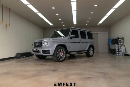 부천랩핑 벤츠 G63 AMG 이노즈텍 초크그레이 전체랩핑 연예인 탁재훈님 차량 / 용인시 처인구 포곡읍