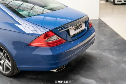 판교랩핑 벤츠 W219 CLS350전체랩핑 포르쉐 넵튠블루로 더욱 클래식하게 연출하기 / 용인시 처인구 포곡읍